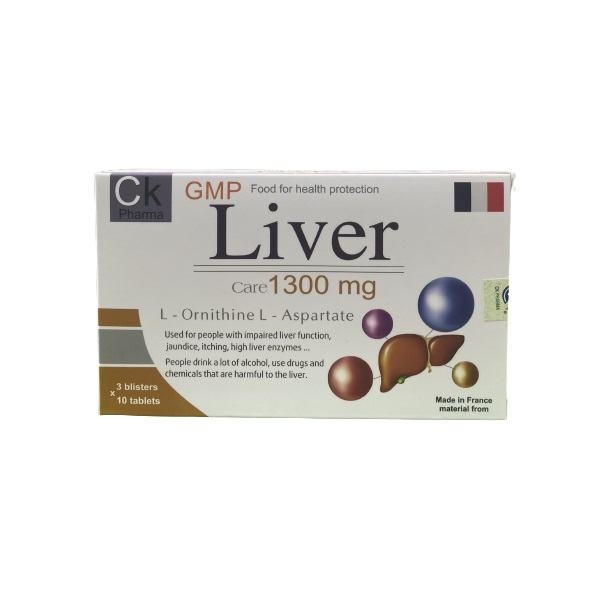 Thực phẩm bảo vệ sức khỏe CK LIVER CARE 1300mg (nhập khẩu Pháp)