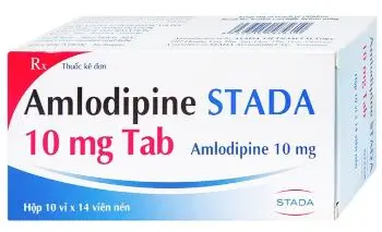Thuốc Amlodipine Stada 10mg Tab điều trị tăng huyết áp, đau thắt ngực