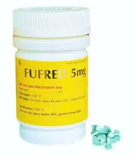 Thuốc Fufred 5mg Prednison 5mg Đông Nam (C/500v)