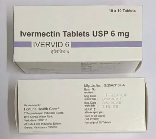 Thuốc Ivermectin Ivervid USP điều trị nhiễm ký sinh trùng ở đường ruột da và mắt
