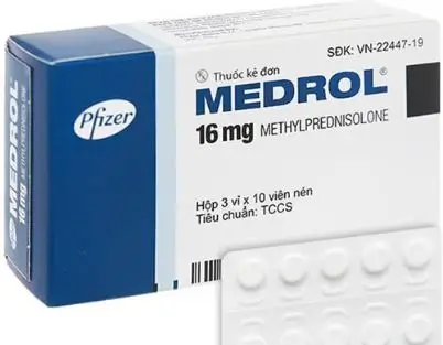 Thuốc Medrol 16mg điều trị rối loạn nội tiết trị rối loạn do thấp khớp bệnh về da