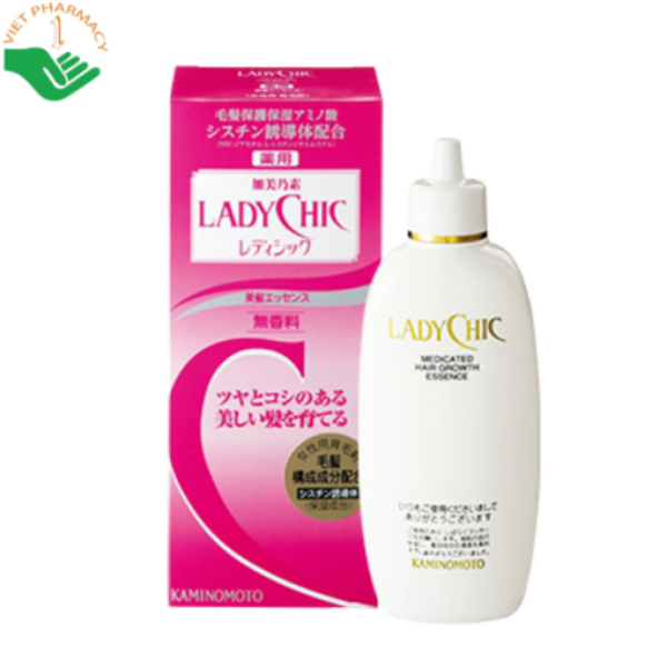 Thuốc mọc tóc LadyChic Kaminomoto hỗ trợ giảm rụng tóc, kích thích mọc tóc mới, nuôi dưỡng tóc chắc khỏe