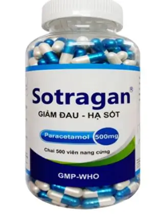 Thuốc Sotragan 500 xanh - Chai 500 viên - S.pharma