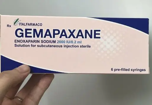 Thuốc tim mạch Gemapaxane 2000IU/0.2ml, Hộp 6 ống