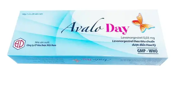 Thuốc tránh thai hằng ngày Avalo Day 0,03mg Hóa Dược (1 vỉ x 28 viên)