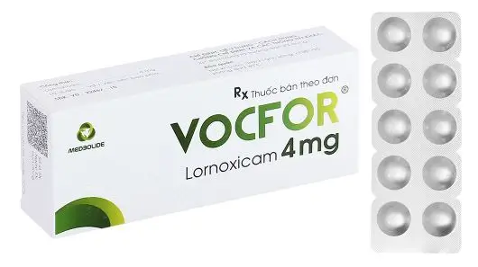 Thuốc Vocfor 4mg giảm đau, kháng viêm xương khớp