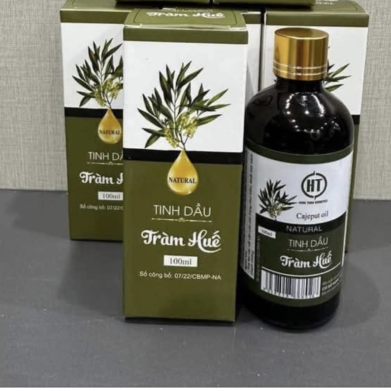 Tinh dầu Tràm Huế HT điều trị cảm sổ mũi
