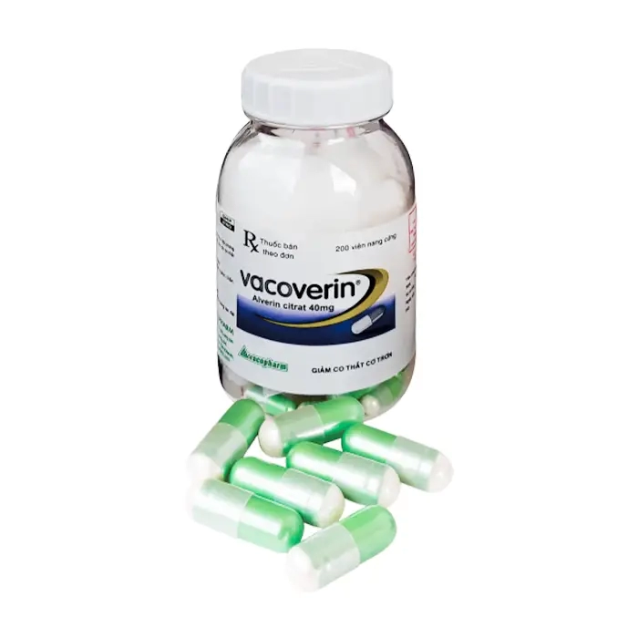 Vacoverin Vacopharm - điều trị bệnh nhân có các cơn đau do co thắt ở đường tiêu hóa (200 viên)