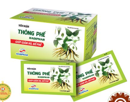 Viên Ngậm Thông Phế Hadiphar