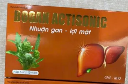 Viên uống Bogan Actisonic USA mát gan lợi mật