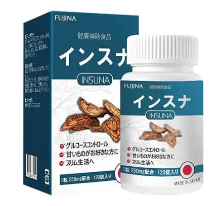 Viên uống hỗ trợ giảm tiểu đường Fujina Insuna Nhật Bản 120 viên