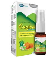 Xịt họng thảo dược Eugica Mega We Care giảm các triệu chứng viêm họng, ho, viêm đường hô hấp trên (10ml)